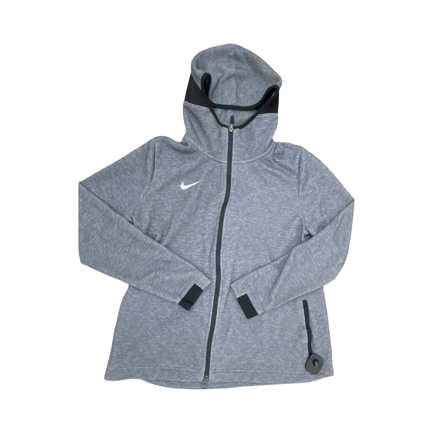 Athletic Jacket By Nike In Grey, Size:Xl