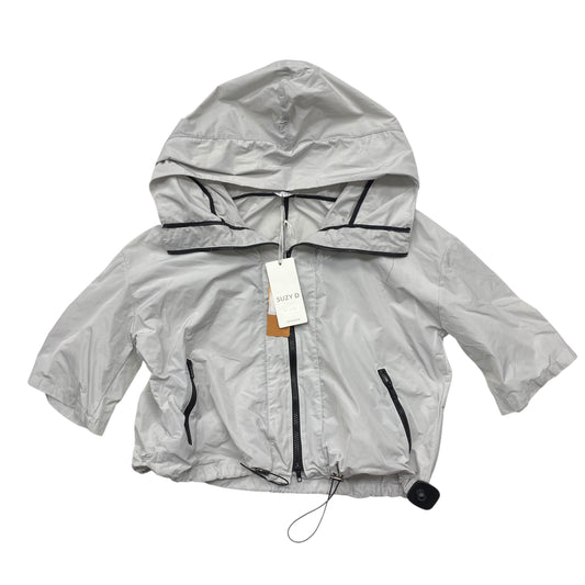 Jacket Windbreaker By Suzy D In Grey, Size:S