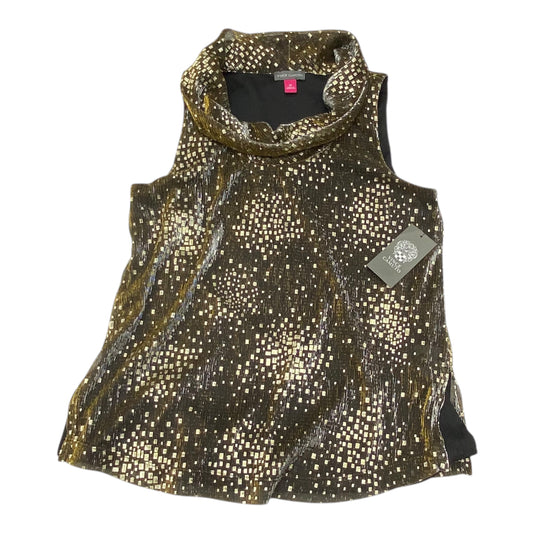 Top Sleeveless By Vince Camuto In Gold, Size:Xs