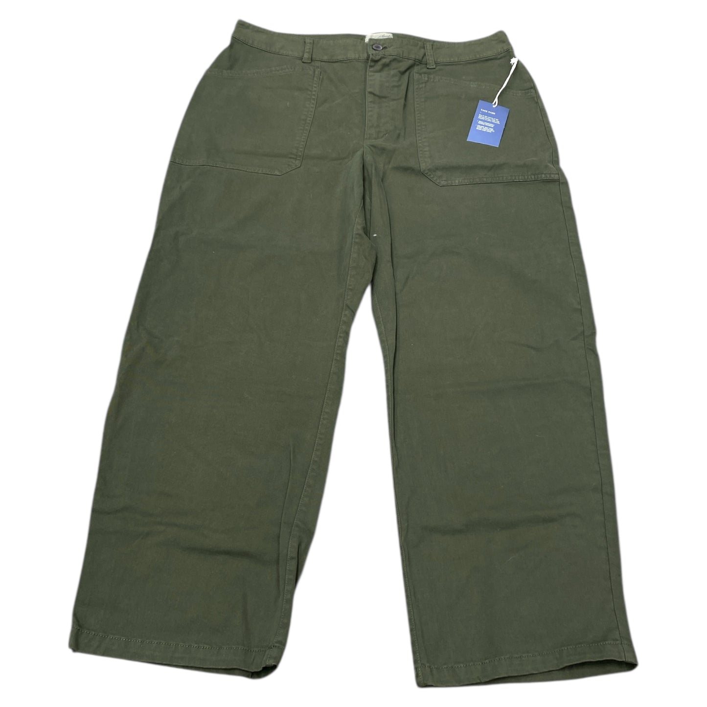 Jeans Barrel Leg By Universal Thread In Green, Size:16