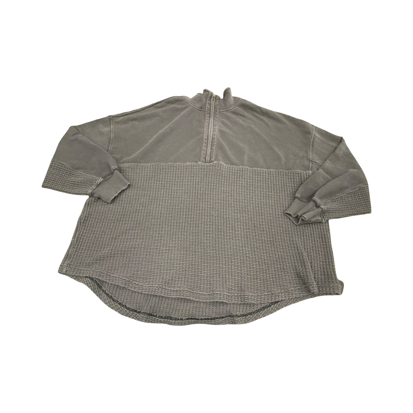 Sweatshirt Collar By American Eagle In Grey, Size:L