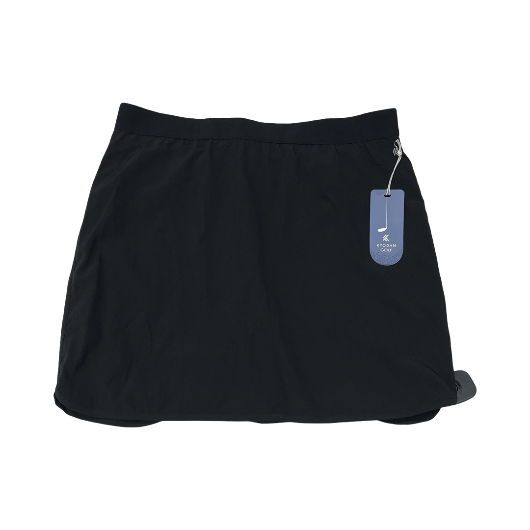 Athletic Skort By Kyodan In Black, Size:S