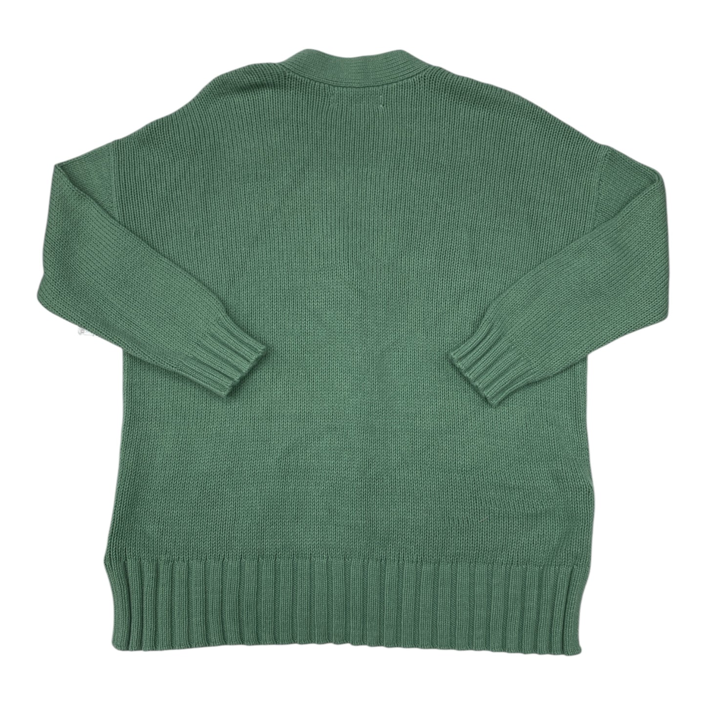 Sweater Cardigan By Loft In Green, Size:L