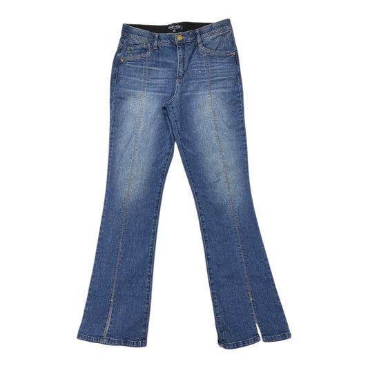 Jeans Flared By Cmb In Blue Denim, Size:10