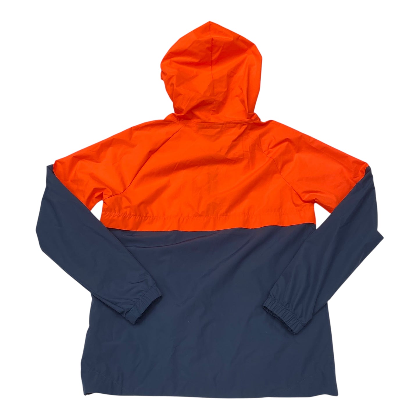 Jacket Windbreaker By Fila In Blue & Orange, Size:M