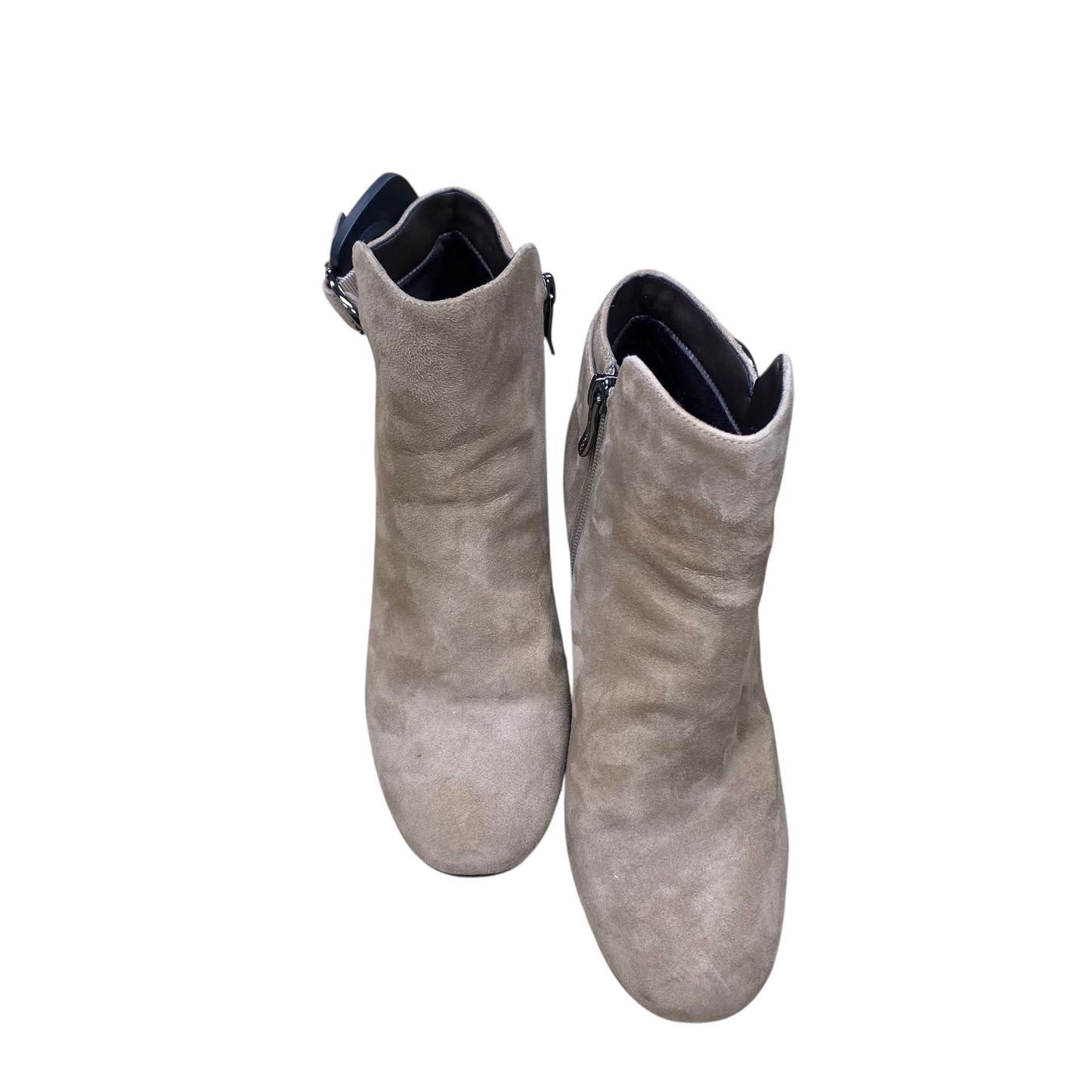 Boots Ankle Heels By Easy Spirit In Tan, Size:7.5