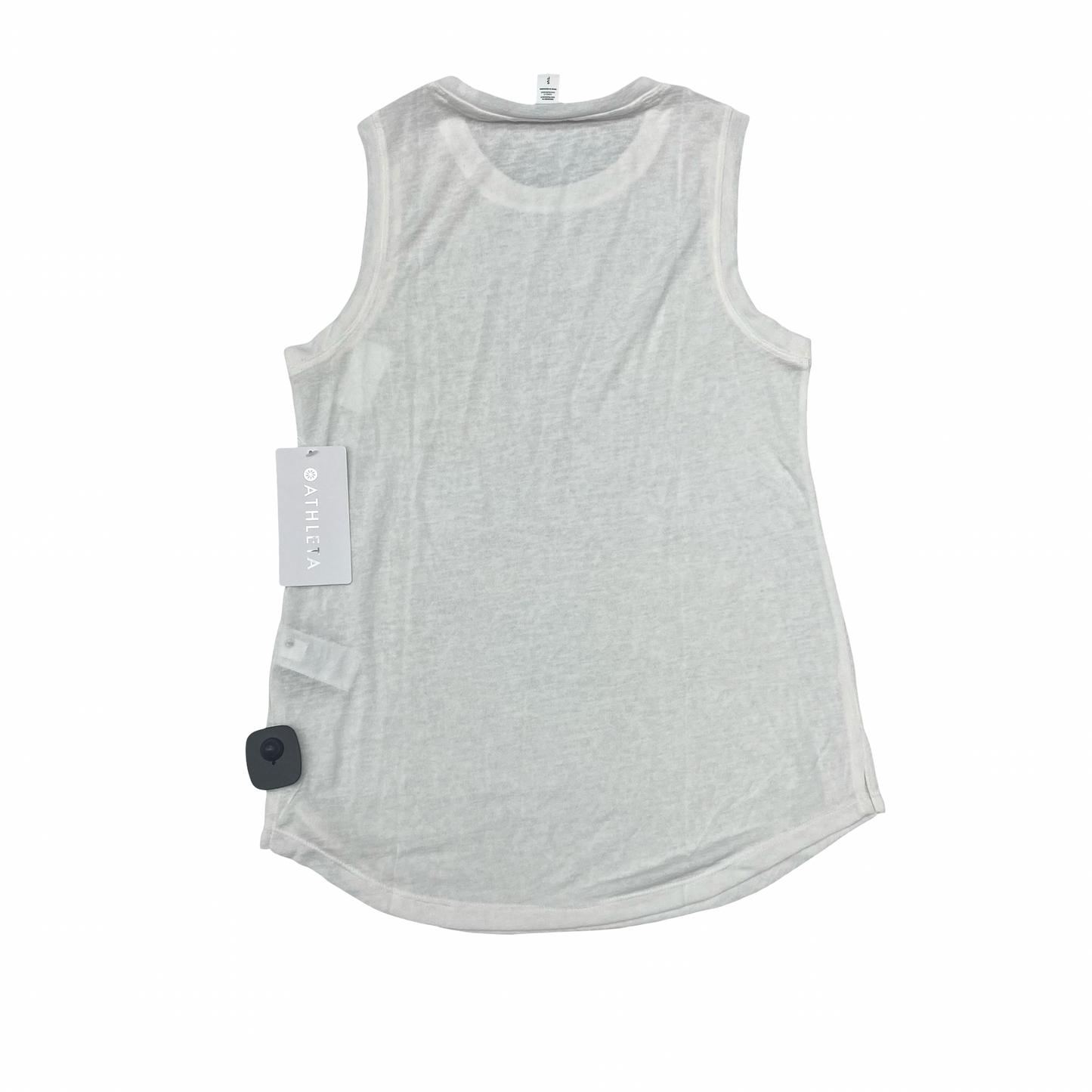 Athletic Tank Top By Athleta In White, Size:S