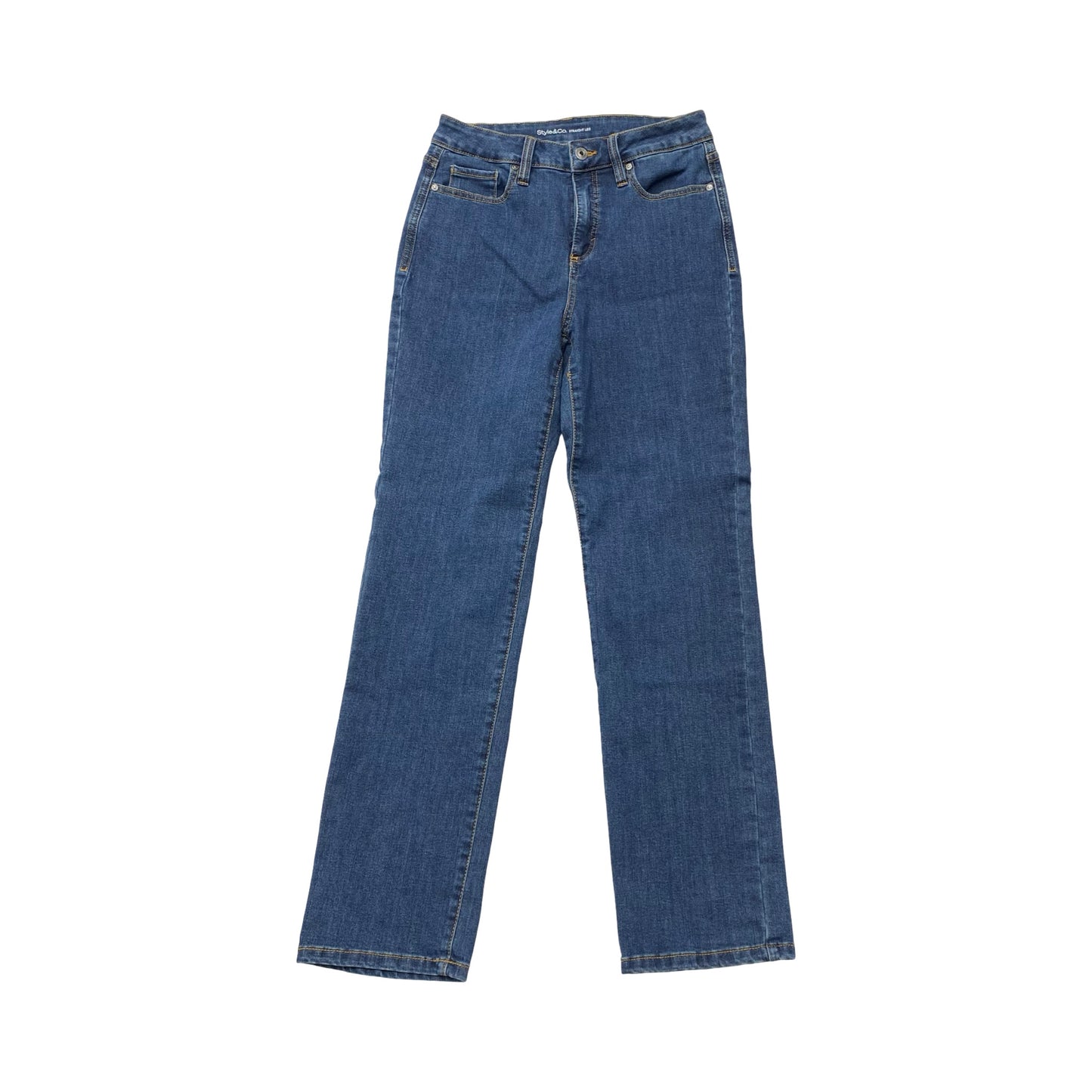 Jeans Straight By Style And Company In Blue, Size:8