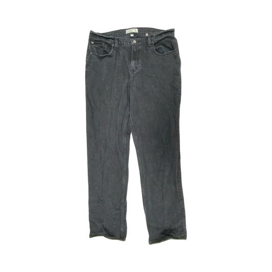Jeans Wide Leg By Abercrombie And Fitch In Grey Denim, Size:14