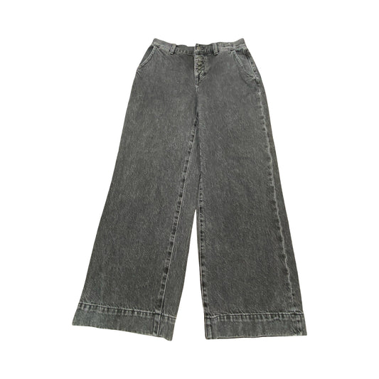 Jeans Wide Leg By Madewell In Black, Size:2P