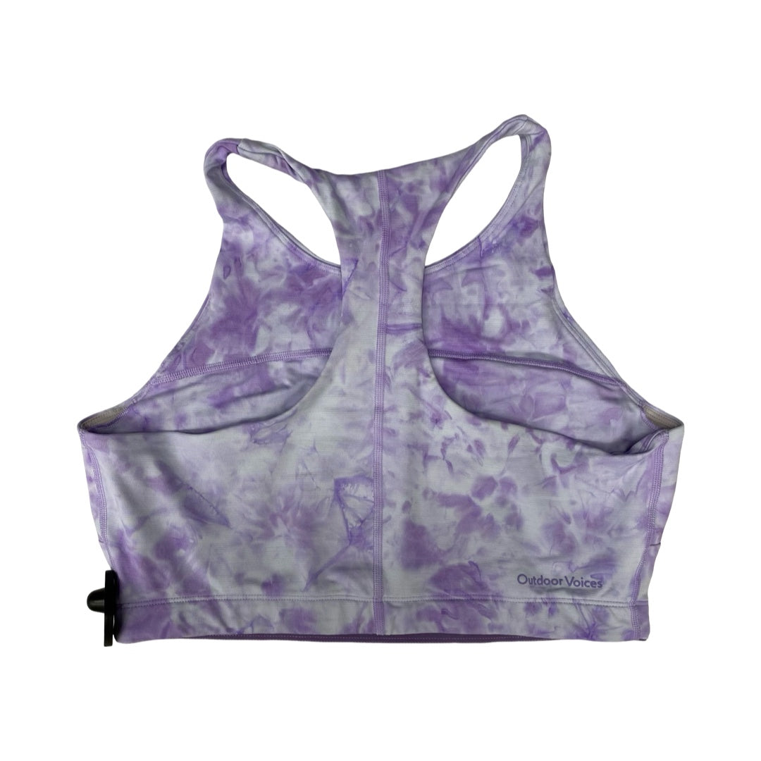 Athletic Bra By Outdoor Voices In Purple, Size:Xl