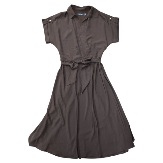 Dress Casual Maxi By Lauren By Ralph Lauren In Brown, Size:4