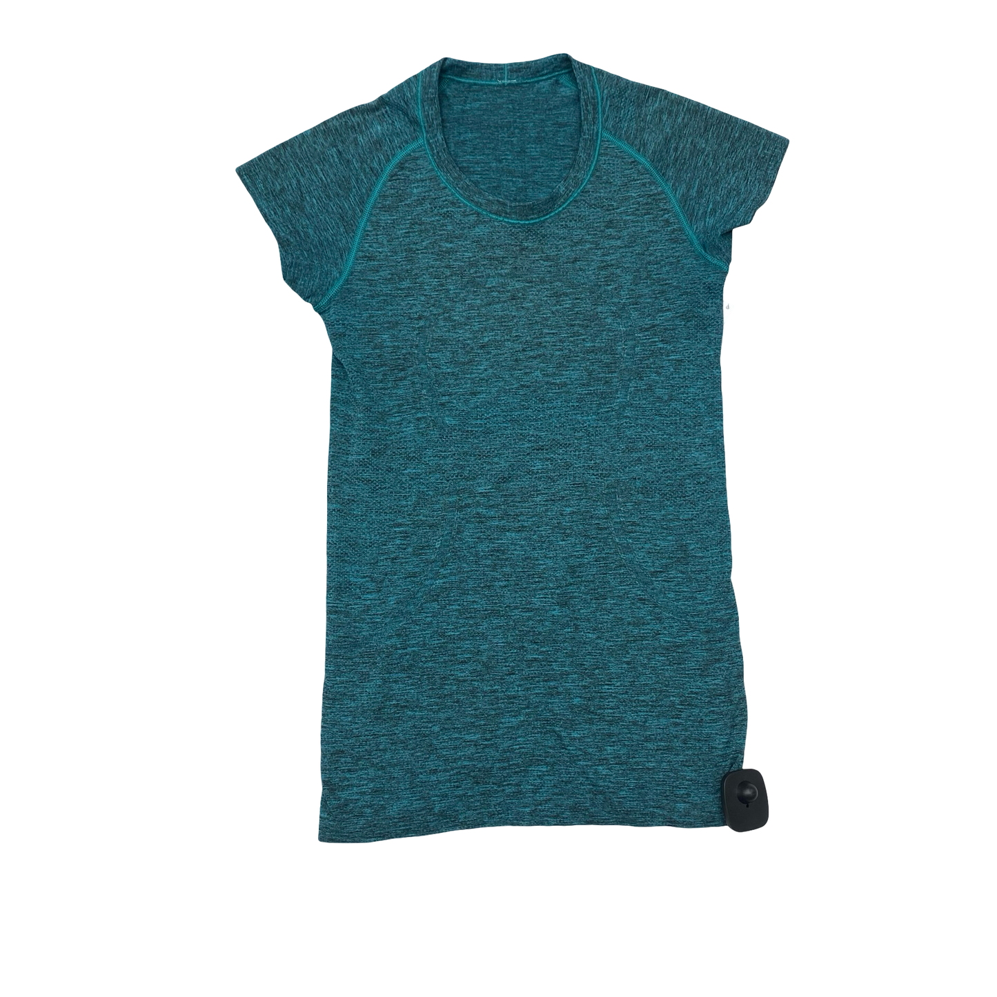 Athletic Top Ss By Lululemon In Teal, Size:4