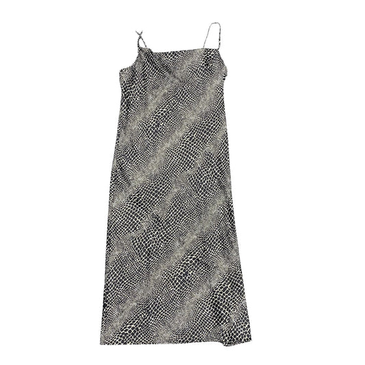 Dress Casual Maxi By Banana Republic In Snakeskin Print, Size:L