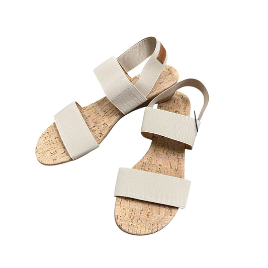 Shoes Heels Wedge By Tommy Bahama In Beige, Size:7.5