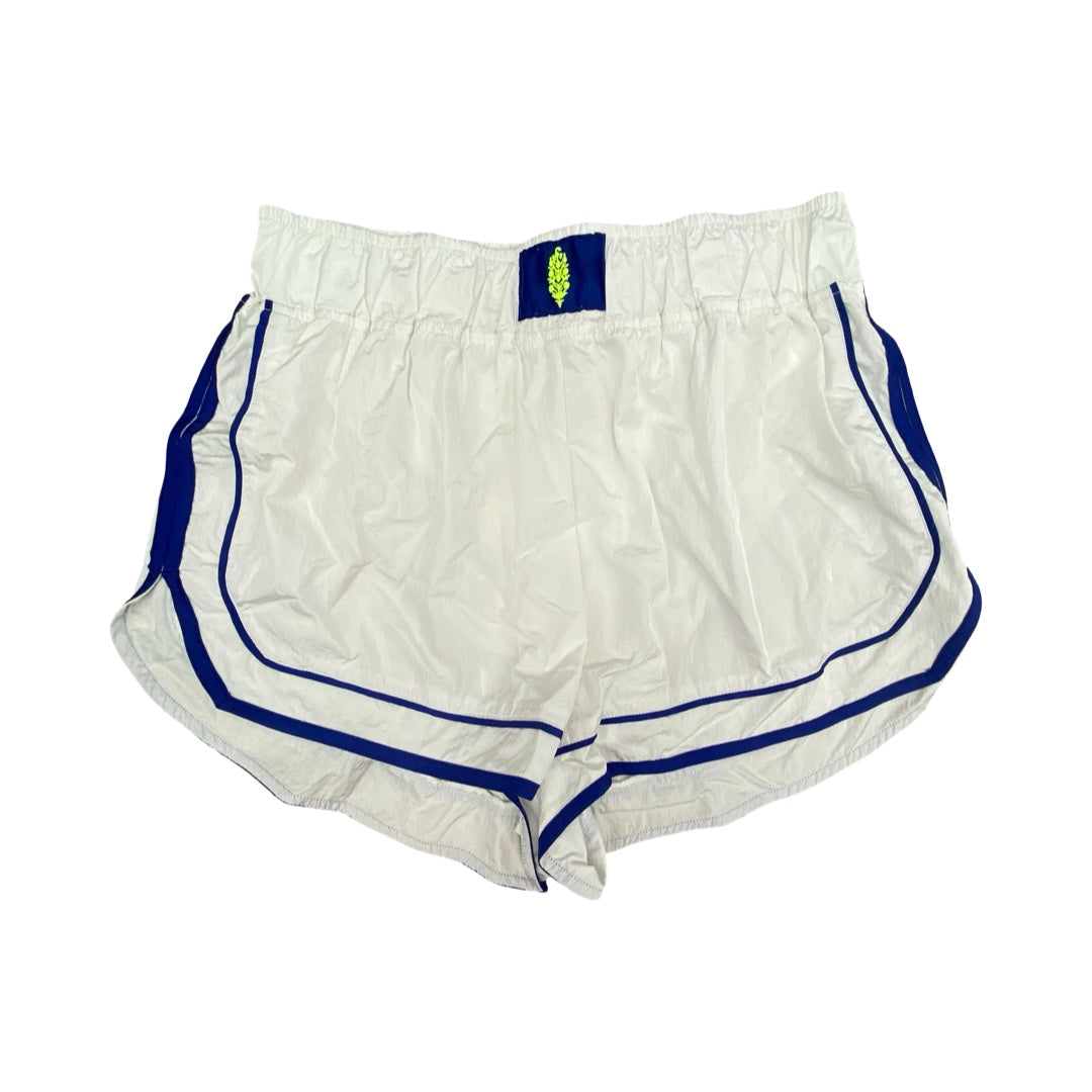 Athletic Shorts By Free People In Blue & White, Size:L