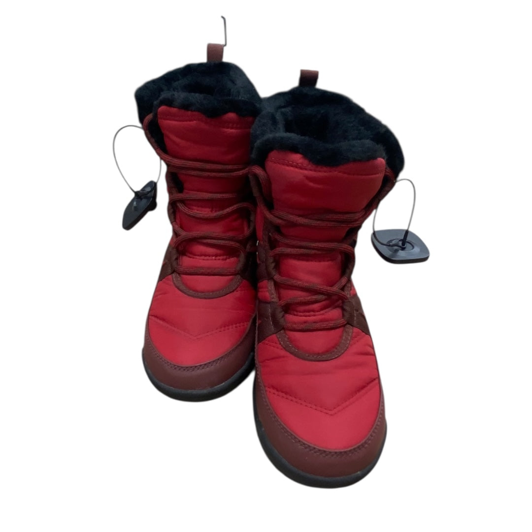 Boots Designer By Sorel In Black & Red, Size:6