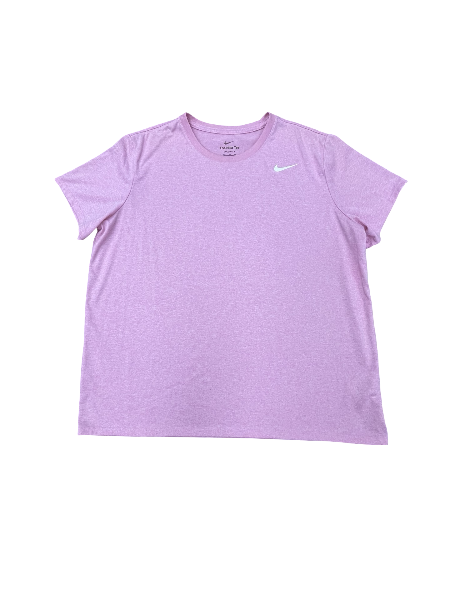 Athletic Top Ss By Nike In Pink, Size:Xl