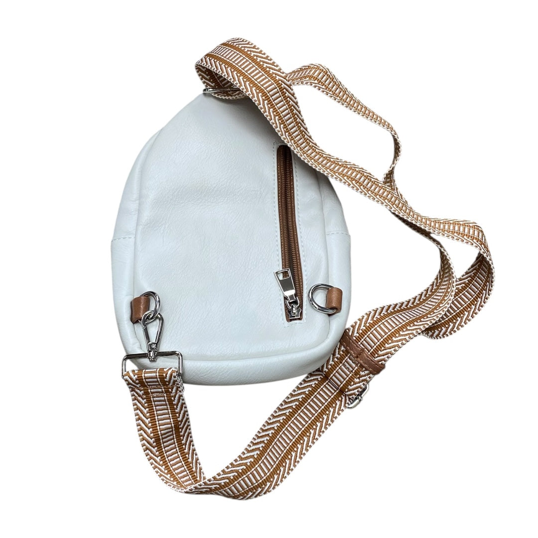 Belt Bag By Cmc In Brown & Cream, Size:Medium