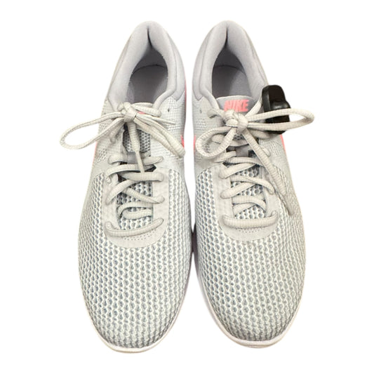 Shoes Athletic By Nike In Grey & Pink, Size:9