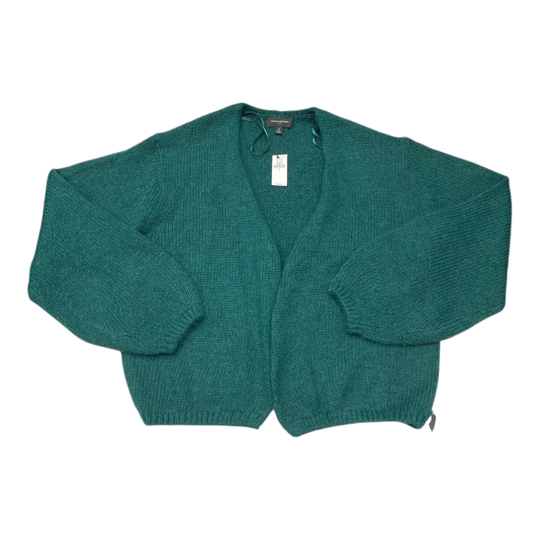 Sweater Cardigan By Banana Republic In Green, Size:S