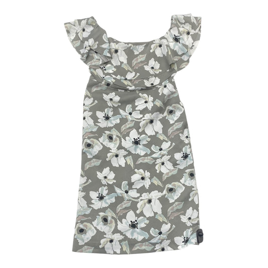 Dress Party Midi By Banana Republic In Grey & White, Size:S