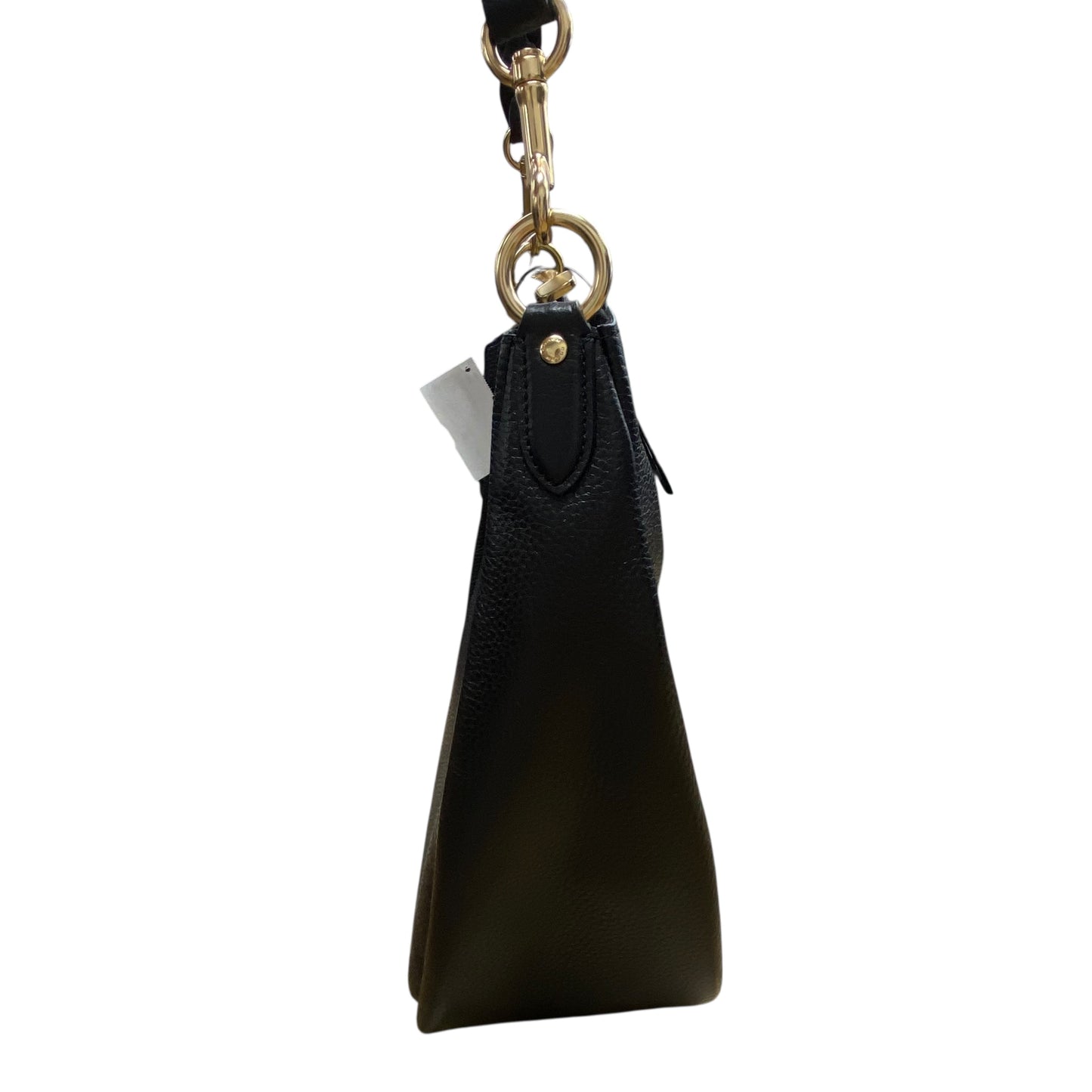 Handbag Designer By Coach In Black & Gold, Size:Medium