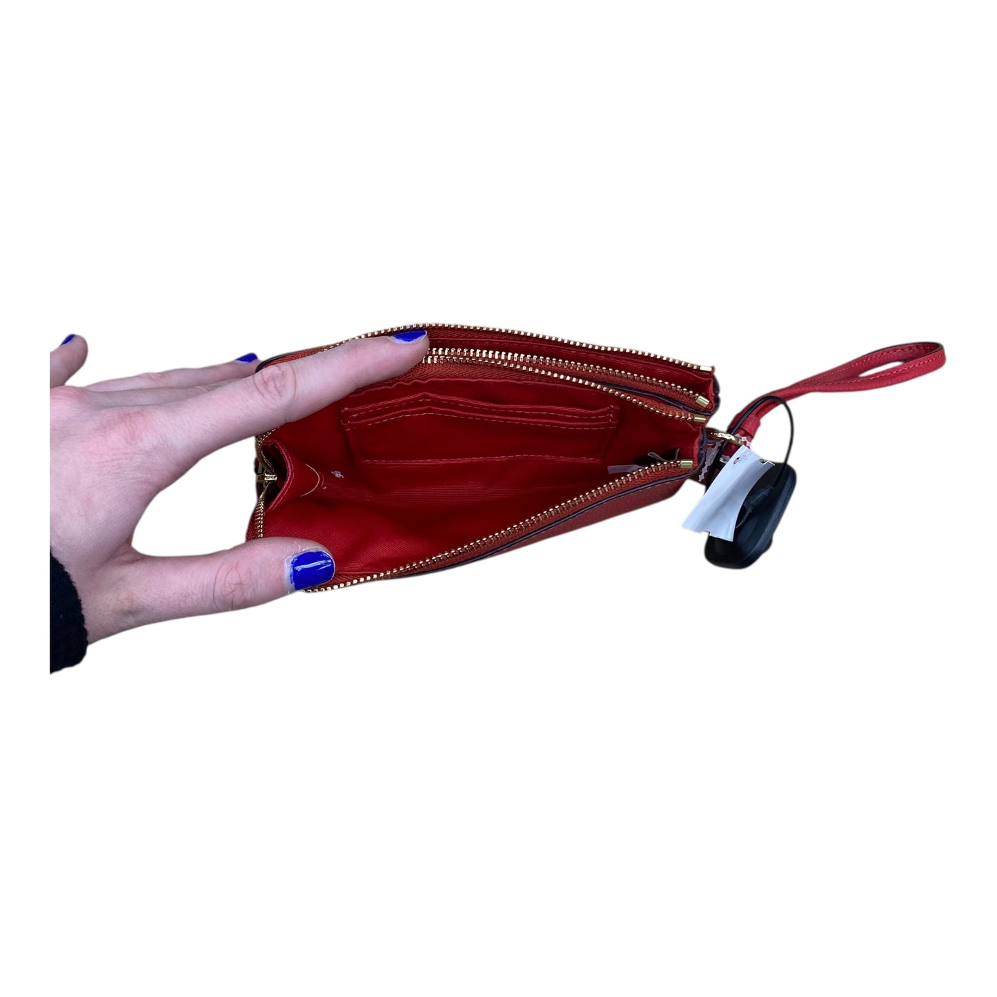 Wristlet Designer By Coach In Red, Size:Small