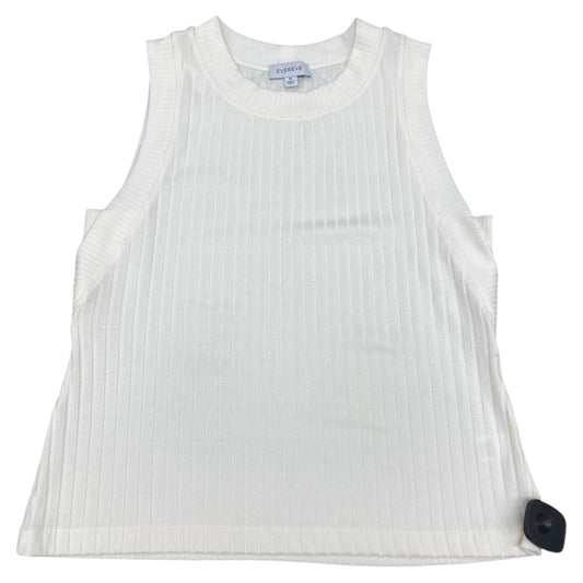 Top Sleeveless By Evereve In Cream, Size:M