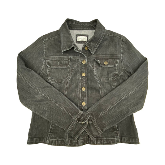 Jacket Denim By Cmc In Grey Denim, Size:Xl