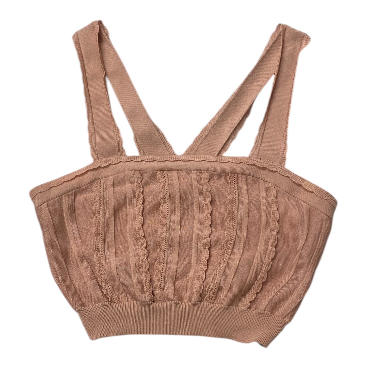 Top Sleeveless By Express In Pink, Size:S