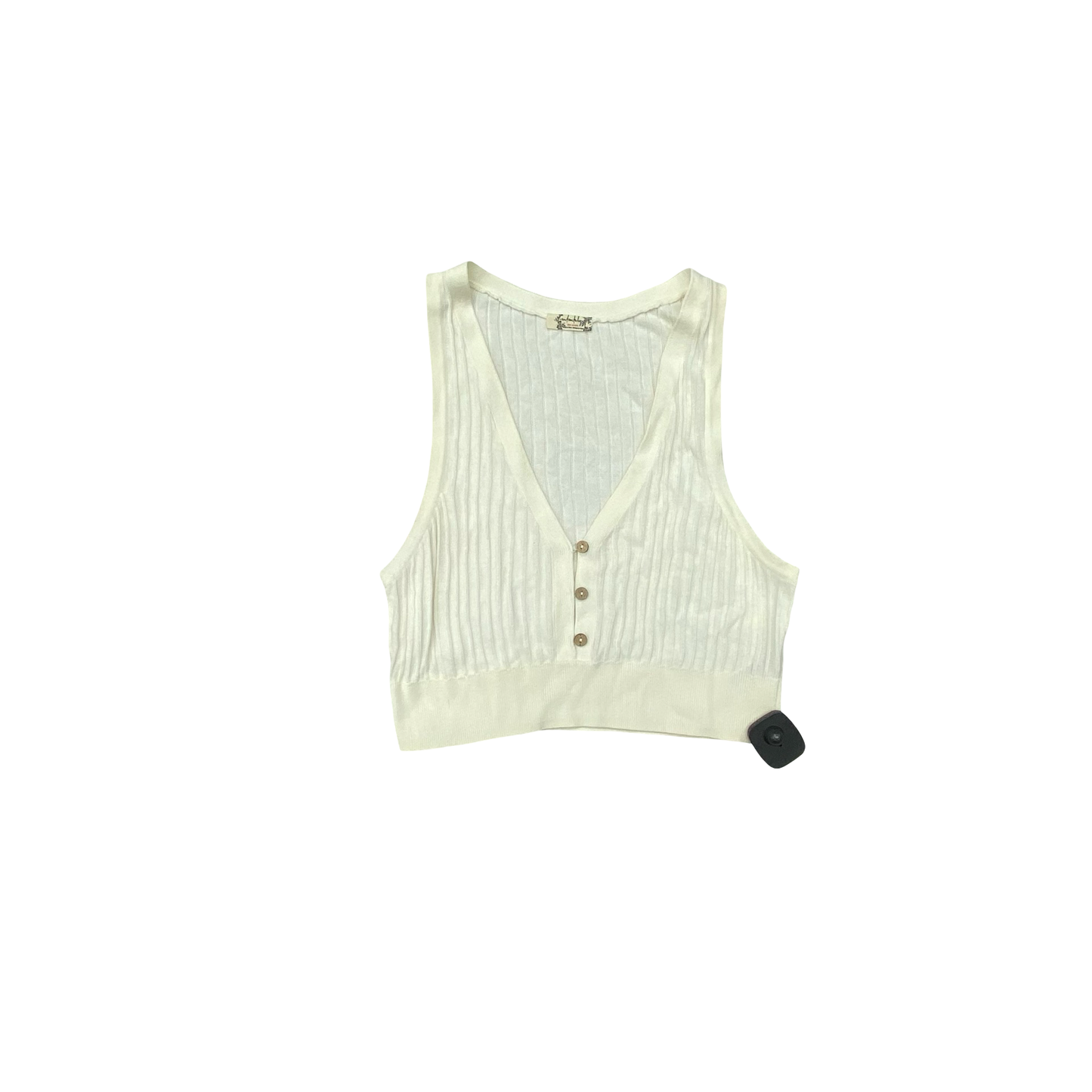 Top Sleeveless By Free People In Ivory, Size:S