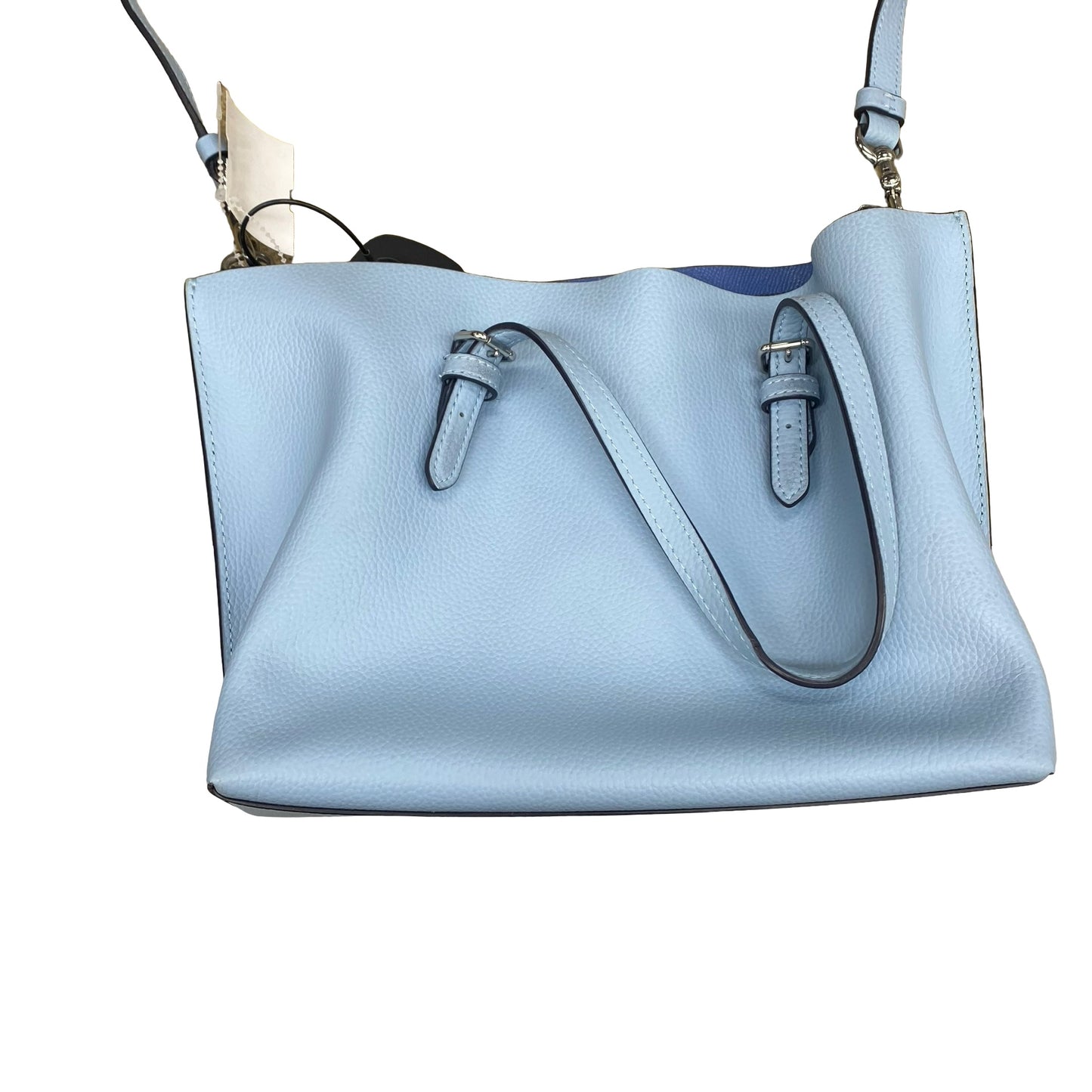 Handbag Designer By Coach In Blue, Size:Small