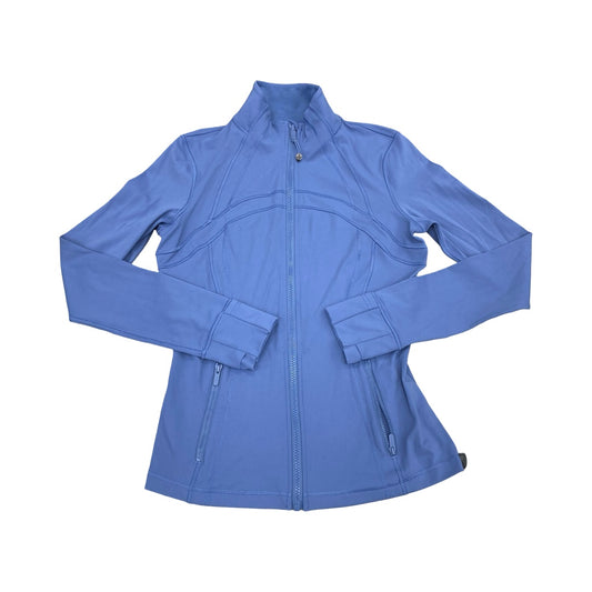 Athletic Jacket By Lululemon In Blue, Size:10