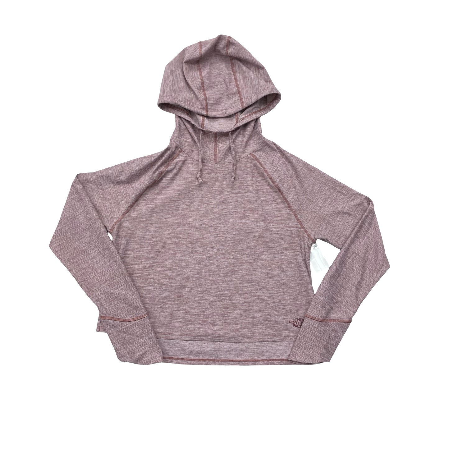 Athletic Top Ls Hoodie By The North Face In Pink, Size:S