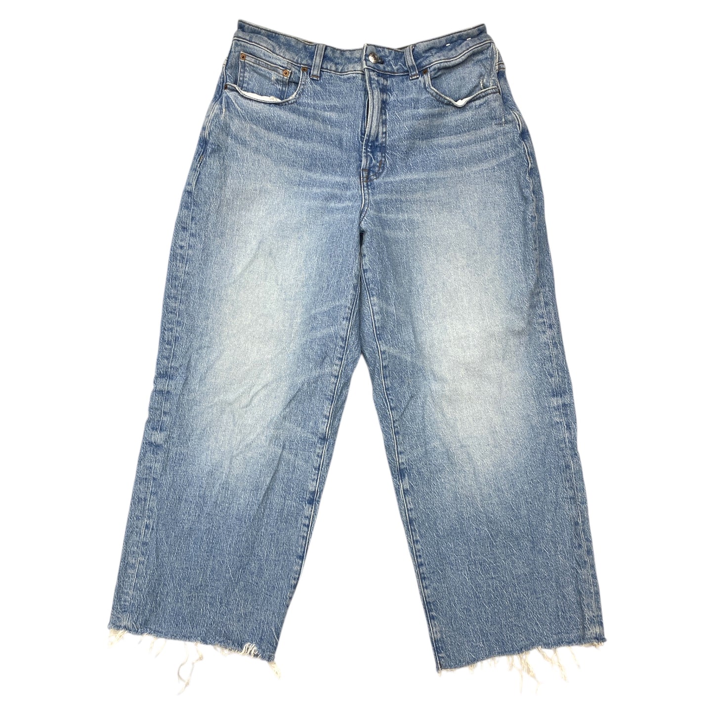 Jeans Wide Leg By Madewell In Blue, Size:12