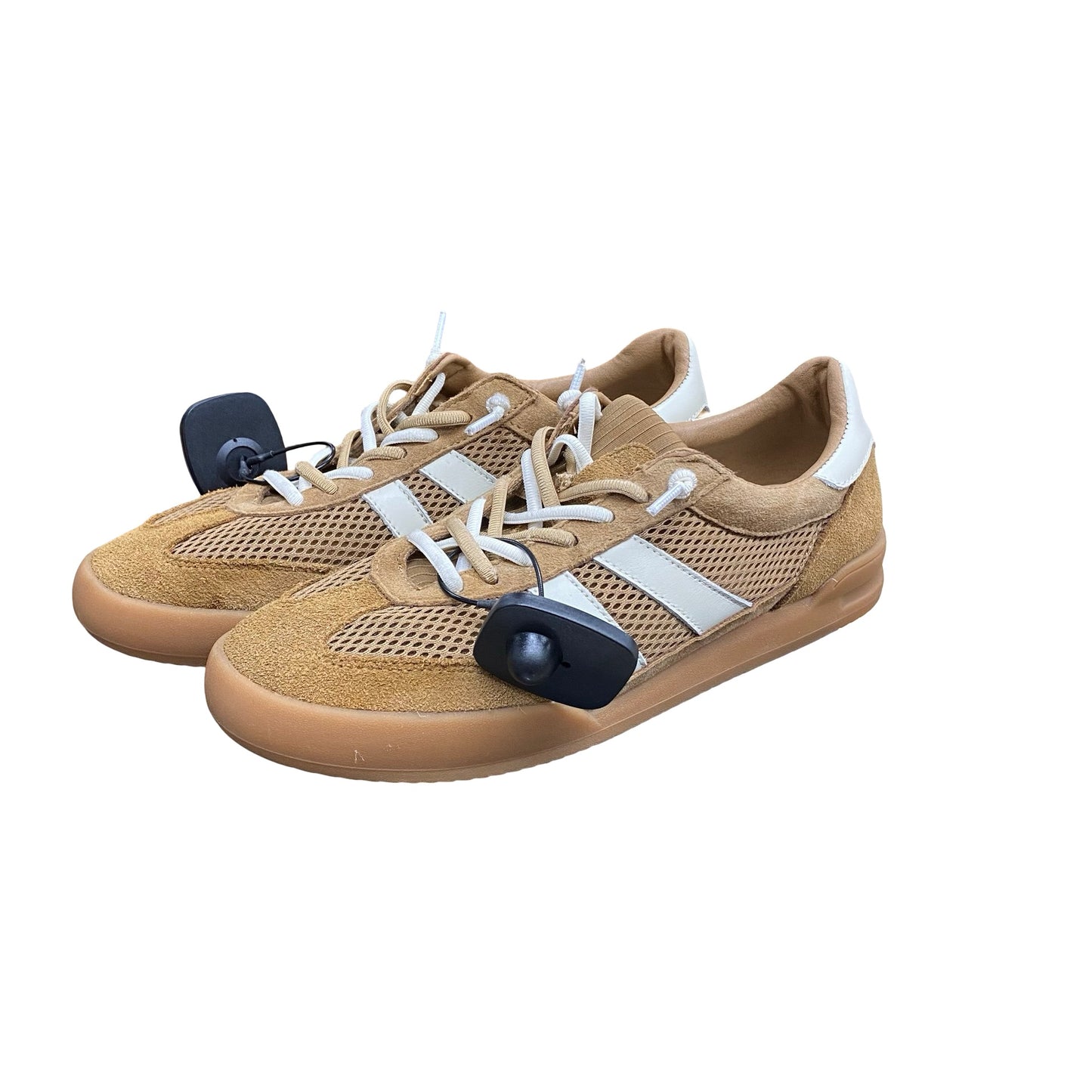 Shoes Sneakers By Steve Madden In Brown & White, Size:9.5