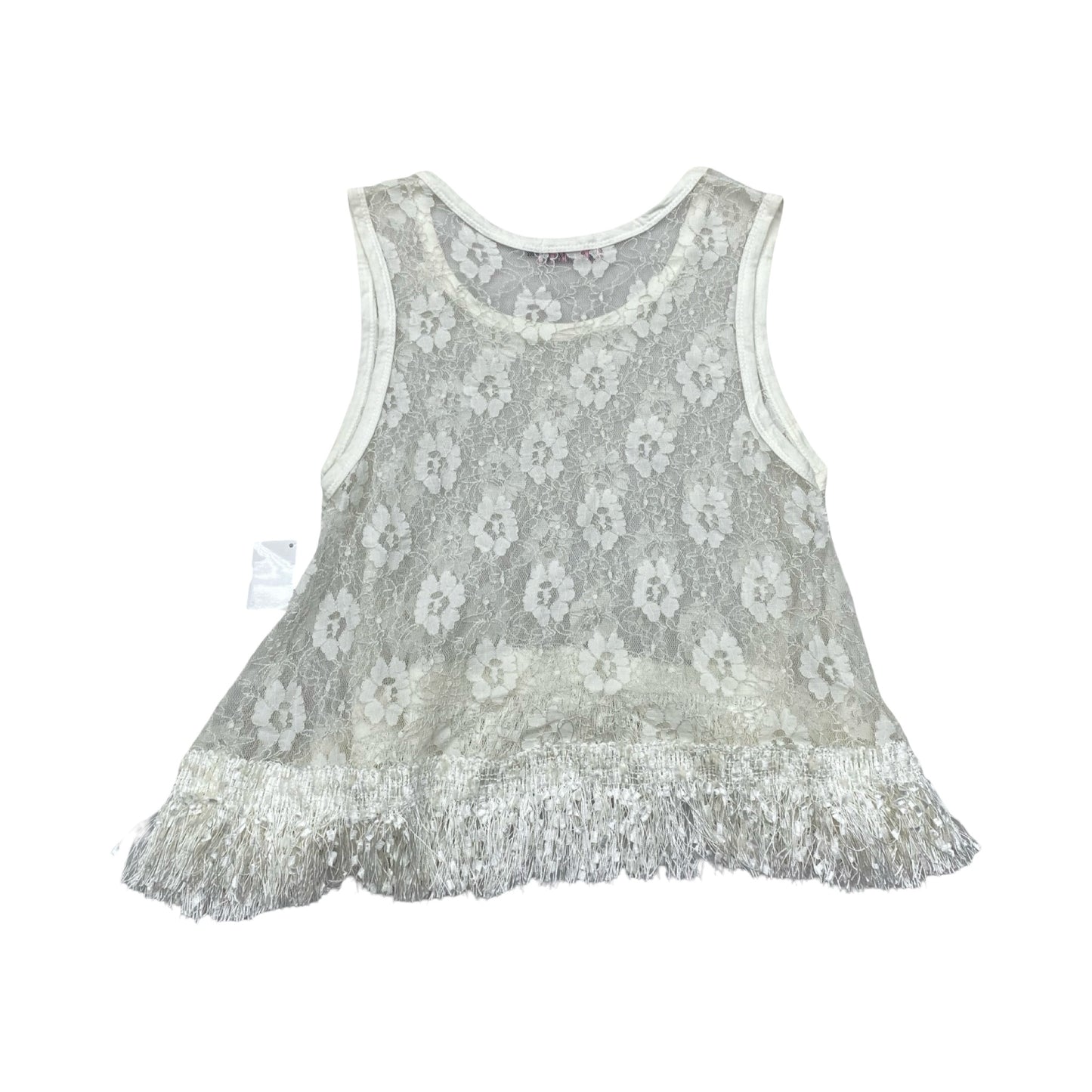 Top Sleeveless By Cmc In Ivory, Size:M
