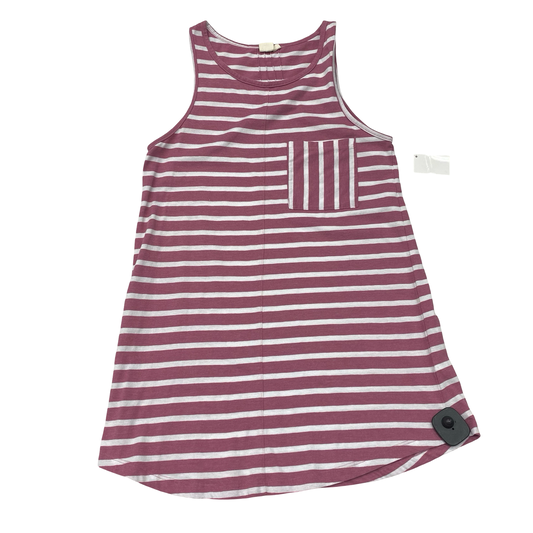 Top Sleeveless By LAGACI - In Pink & White, Size:S