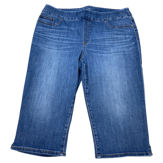 Shorts By Chicos In Blue, Size:14