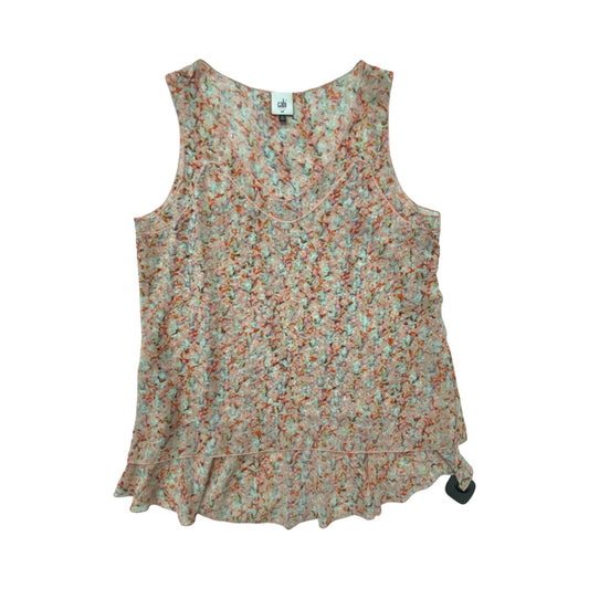 Top Sleeveless By Cabi In Multi, Size:M
