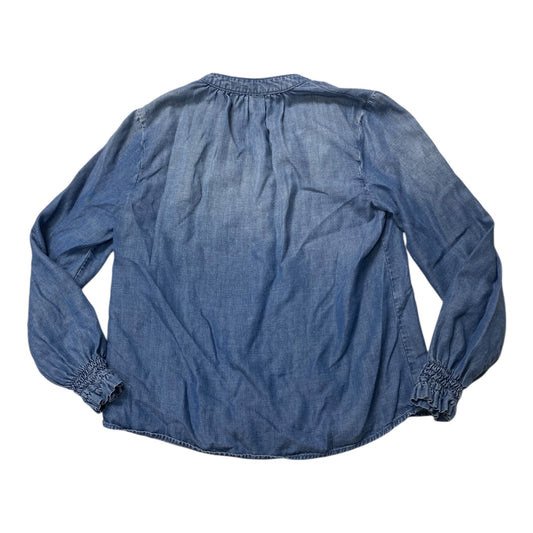 Top Ls By Cloth & Stone In Blue, Size:Xs