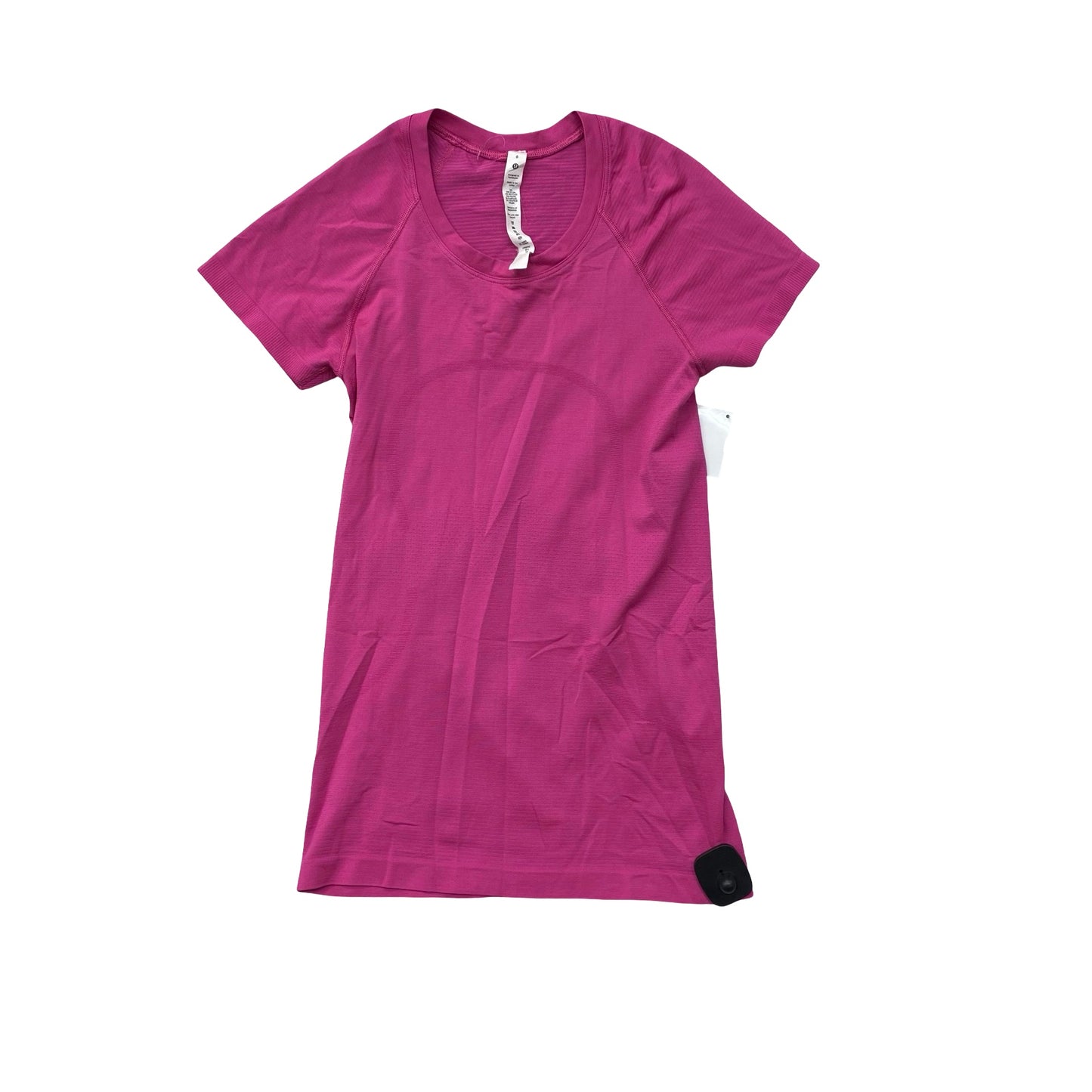 Athletic Top Ss By Lululemon In Pink, Size:6