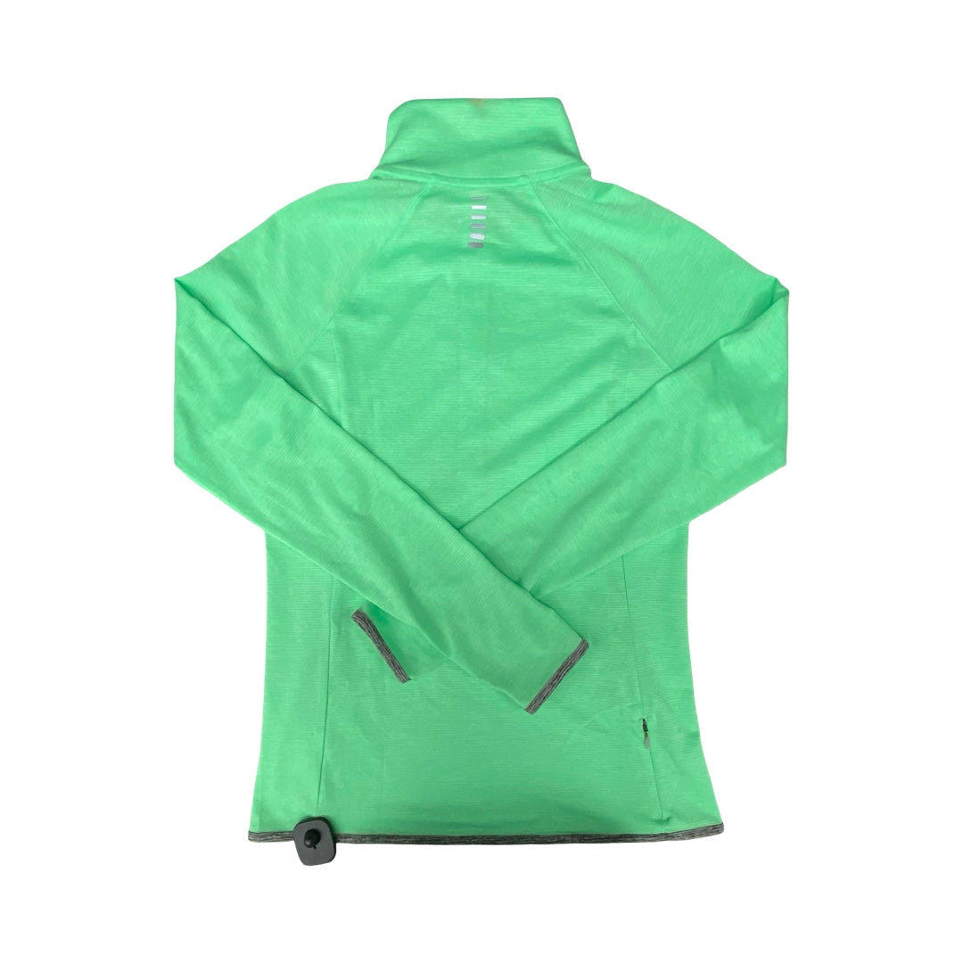 Athletic Top Ls Collar By Under Armour In Green & Grey, Size:S