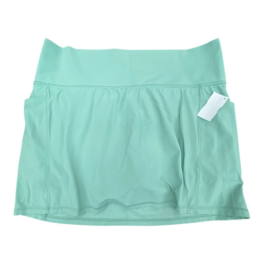 Athletic Skort By Athleta In Green, Size:Xl