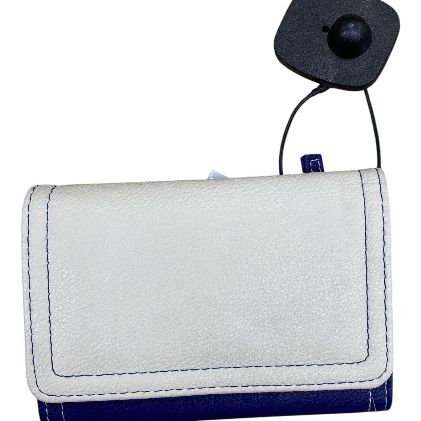 Wallet By Cmc In Blue & Cream, Size:Small