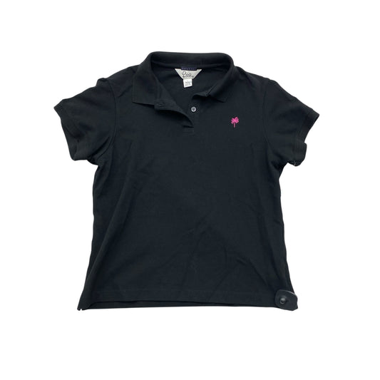 Top Ss Designer By Lilly Pulitzer In Black, Size:L