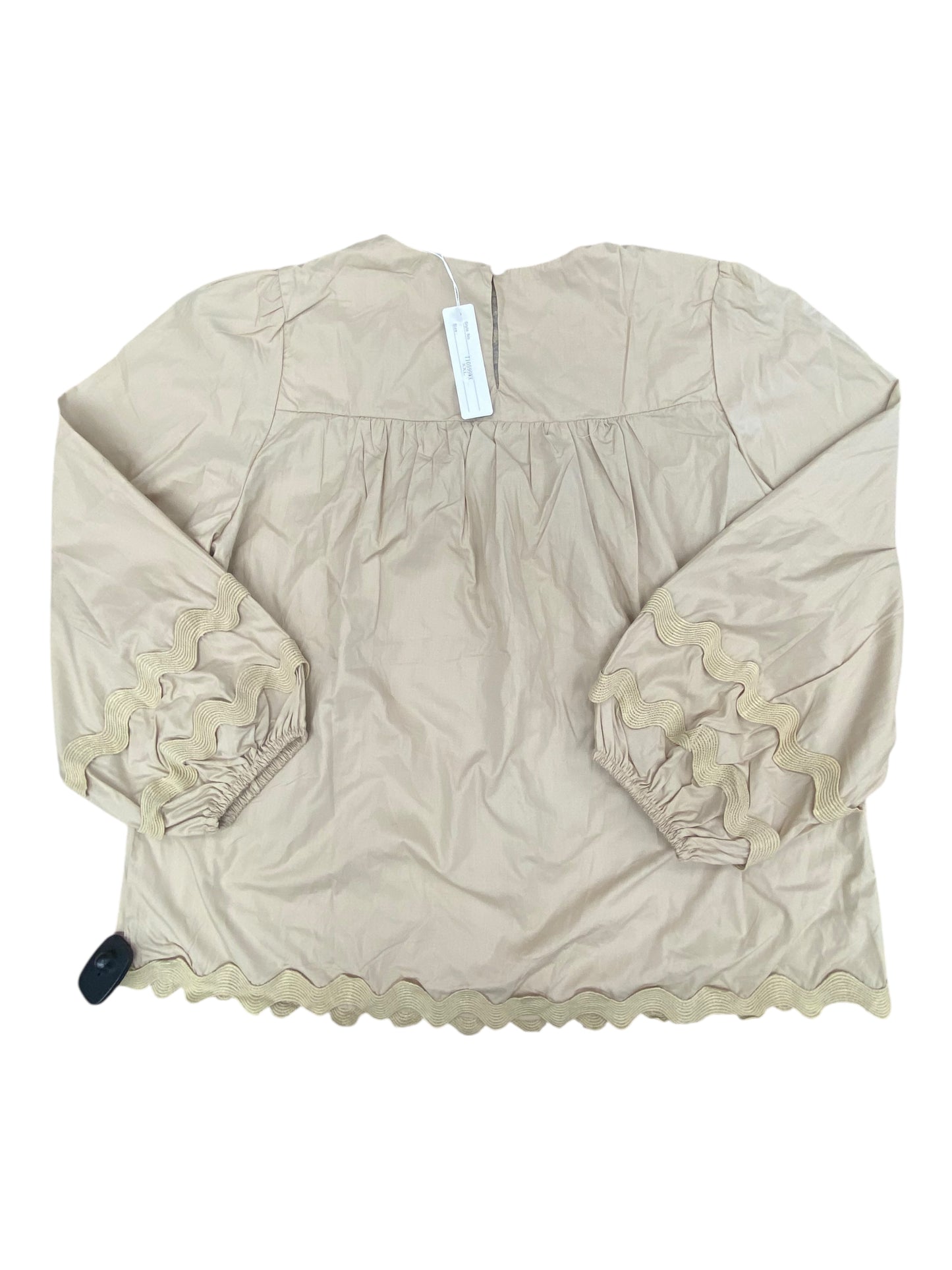 Top Ls By Angela Plus In Brown, Size:2X