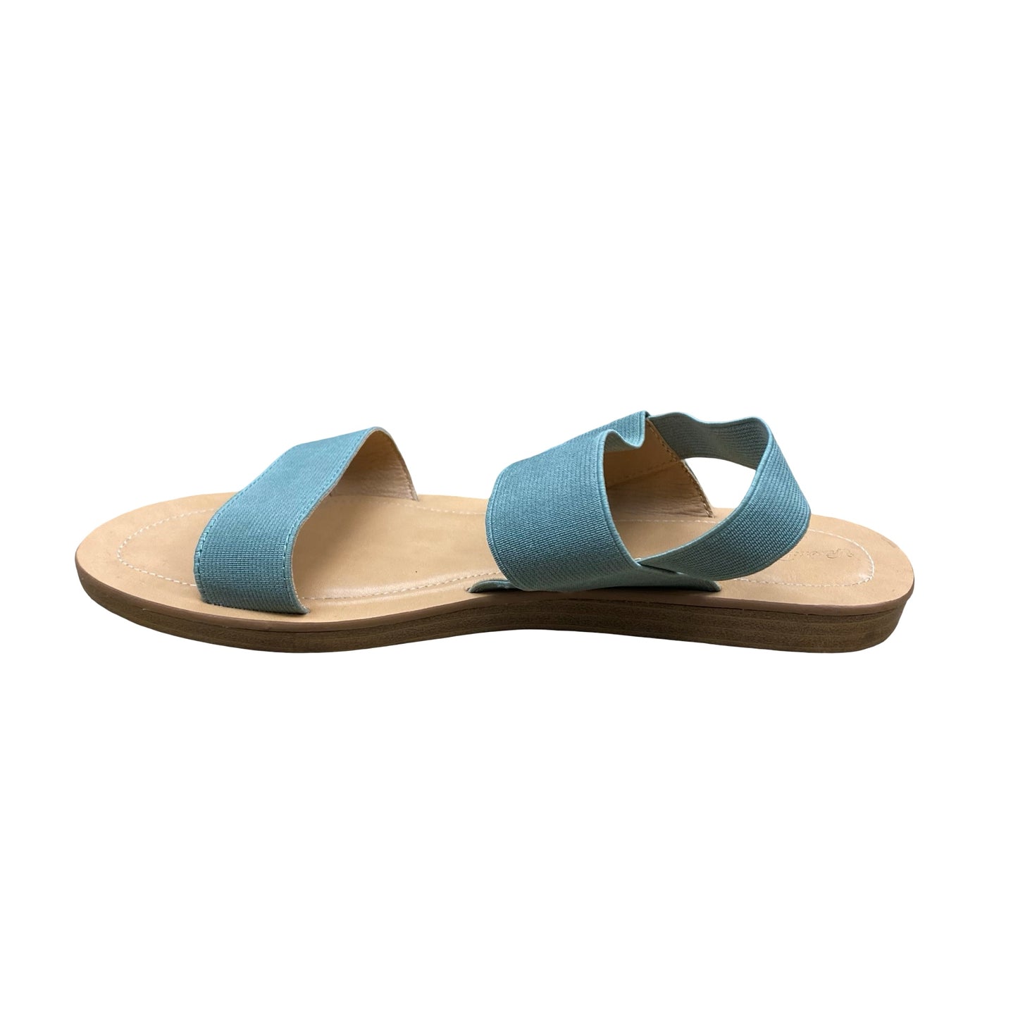 Sandals Flats By Universal Thread In Green & Tan, Size:8.5