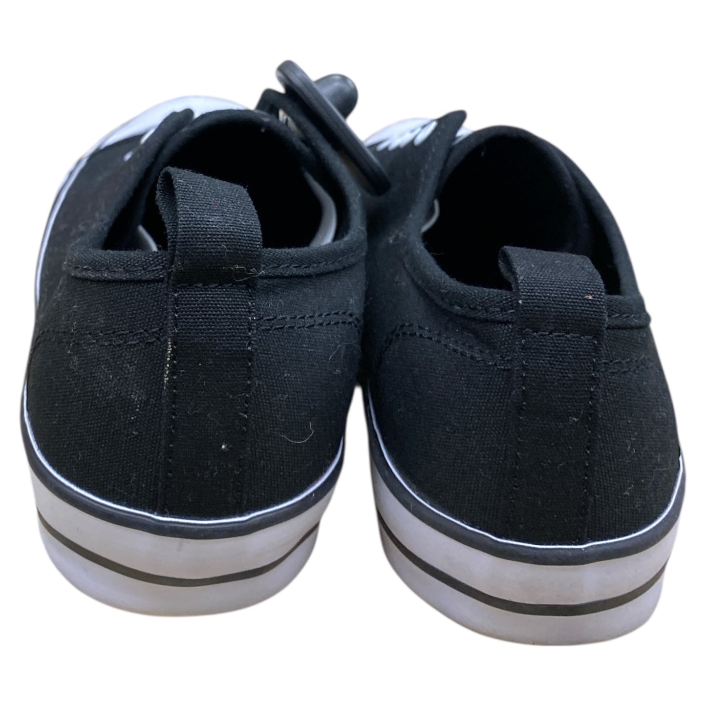 Shoes Flats By Relativity In Black & White, Size:8